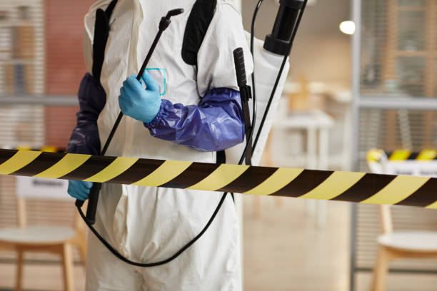 Professional Biohazard technician working in Red Oak, NC